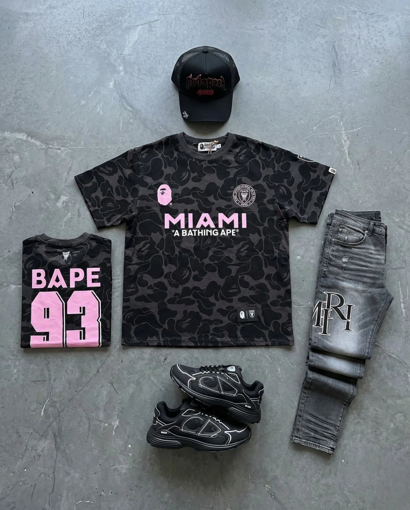 Miami x Bape tee
